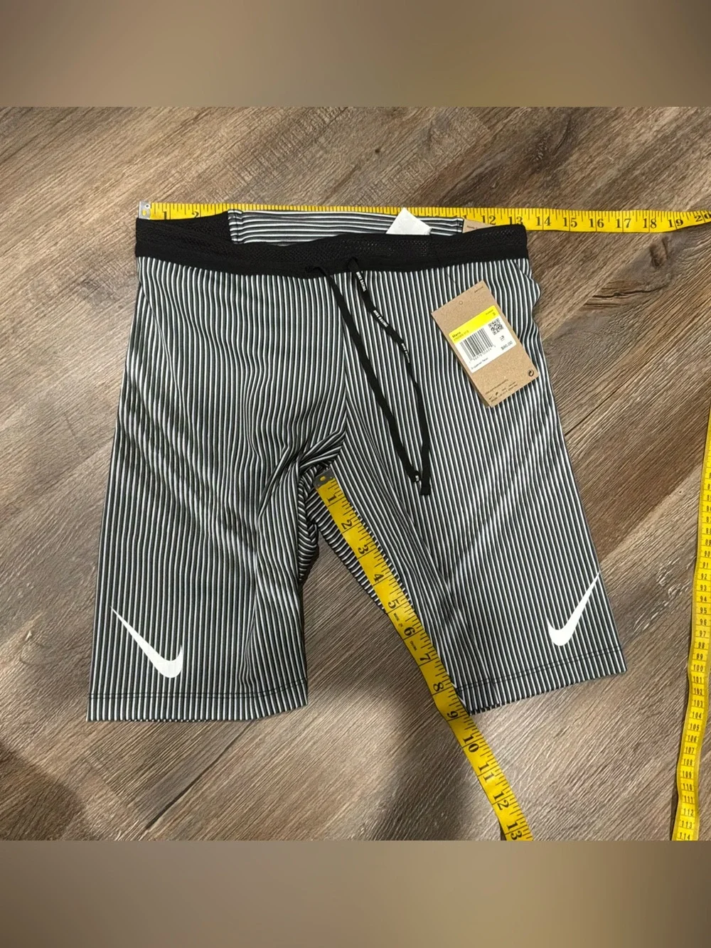 New Nike AeroSwift Dri-FIT ADV Running 1/2-Length Tights FN3369-013 Men’s Sz S